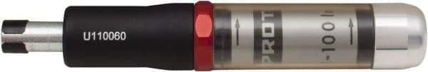 Proto - 1 Piece, 20 to 100 In/oz, Torque Limiting Screwdriver - 5-1/4" OAL, 1/4" Drive - Exact Industrial Supply