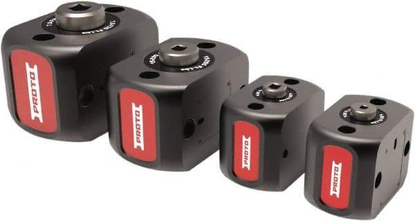 Proto - 4 to 36 Ft/lb, Bench Mount Torque Transducer - Accurate to 0.5% From 3.6 to 36.5 Ft/Lbs, 12" OAL, 3/8" Drive - Exact Industrial Supply