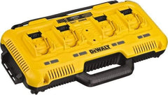 DeWALT - 20 Volt, 4 Battery Lithium-Ion Power Tool Charger - 1 hr & 30 min to Charge, AC Wall Outlet Power Source - Exact Industrial Supply