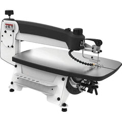 Jet - 3/4" Stroke Length, 2" Depth of Cut, Scroll Saw - 400 to 1,550 Strokes per min, Includes Foot Switch - Exact Industrial Supply