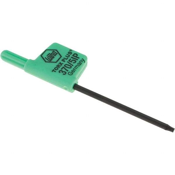 Wiha - IP5 Torx Plus Key - Flag-Style, 35mm Length Under Head, 2.6" OAL - Exact Industrial Supply