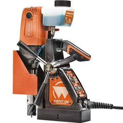 WALTER Surface Technologies - 1/2" Chuck, Portable Electromagnetic Drill Press - 600 RPM, 8 Amps, 850 Watts, 120 Volts - Exact Industrial Supply