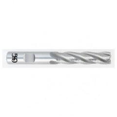 1-1/2 x 1-1/4 x 2 x 4-1/2 6 Fl HSS-CO Roughing Center Cutting End Mill -  Bright - Exact Industrial Supply