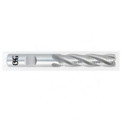 1 x 1 x 3 x 5-1/4 5 Fl HSS-CO Roughing Center Cutting End Mill -  Bright - Exact Industrial Supply