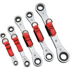 Proto - Box Wrenches; Wrench Type: Box Wrench ; Tool Type: Ratcheting; Tethered ; Size (mm): 16 x 17 ; Number of Points: 6 ; Head Type: Single End ; Finish/Coating: Polished - Exact Industrial Supply