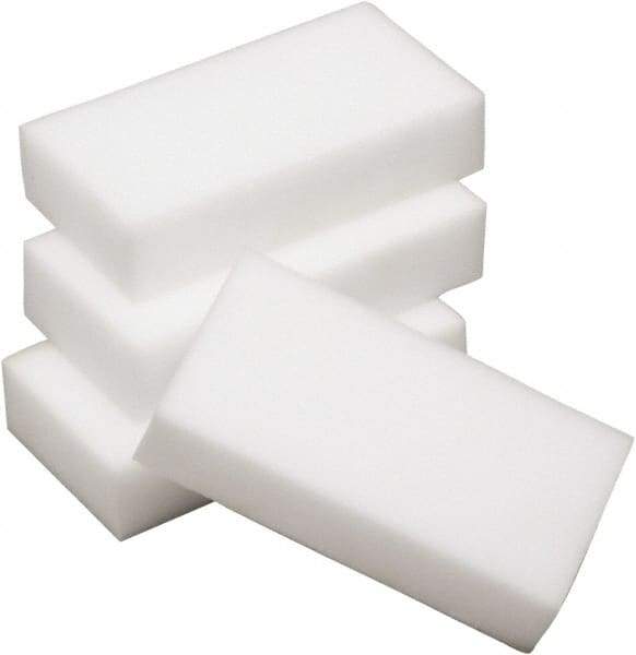 Ability One - 2.3" Long x 4.6" Wide x 1" Thick Cleansing Pad - Medium-Duty, White - Exact Industrial Supply