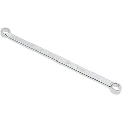 Proto - 9/16" x 5/8" 12 Point Box Wrench - Double End, 53/64" Head Diam x 13/32" Head Thickness, 12-31/64" OAL, Steel, Polished Finish, 15° Offset - Exact Industrial Supply