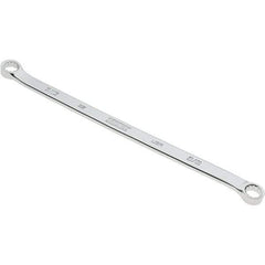 Proto - 3/8" x 7/16" 12 Point Box Wrench - Double End, 37/64" Head Diam x 21/64" Head Thickness, 9-27/32" OAL, Steel, Polished Finish, 15° Offset - Exact Industrial Supply