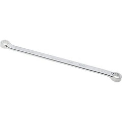 Proto - 11/16" x 3/4" 12 Point Box Wrench - Double End, 1" Head Diam x 1/2" Head Thickness, 14-11/32" OAL, Steel, Polished Finish, 15° Offset - Exact Industrial Supply