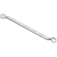 Proto - 1/2" x 9/16" 12 Point Box Wrench - Double End, 53/64" Head Diam x 3/4" Head Thickness, 8-7/8" OAL, Steel, Polished Finish, 15° Offset - Exact Industrial Supply