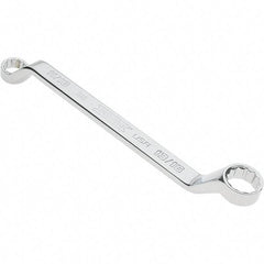 Proto - 11/16" x 3/4" 12 Point Box Wrench - Double End, 1" Head Diam x 1-5/32" Head Thickness, 10-51/64" OAL, Steel, Polished Finish, 15° Offset - Exact Industrial Supply