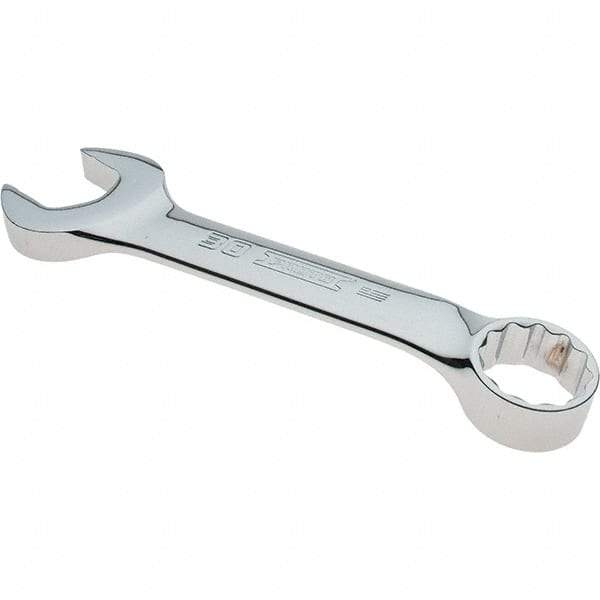 Proto - 30mm 12 Point Combination Wrench - 15° Offset Angle, 8-29/32" OAL, Steel, Full Polish Finish - Exact Industrial Supply