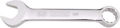 Proto - 25mm 12 Point Combination Wrench - 15° Offset Angle, 8-13/32" OAL, Steel, Full Polish Finish - Exact Industrial Supply