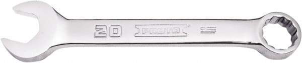 Proto - 20mm 12 Point Combination Wrench - 15° Offset Angle, 7-35/64" OAL, Steel, Full Polish Finish - Exact Industrial Supply