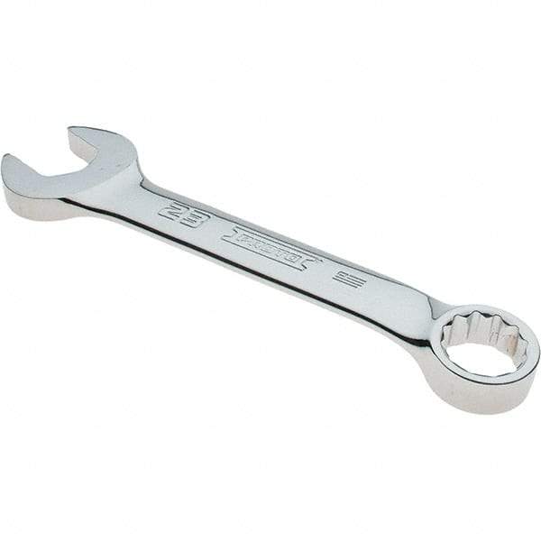 Proto - 23mm 12 Point Combination Wrench - 15° Offset Angle, 8-19/64" OAL, Steel, Full Polish Finish - Exact Industrial Supply