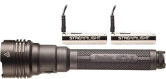 Streamlight - White LED Bulb, 3,500 Lumens, Industrial/Tactical Flashlight - Black Aluminum Body, 2 18650 Lithium-Ion Batteries Included - Exact Industrial Supply