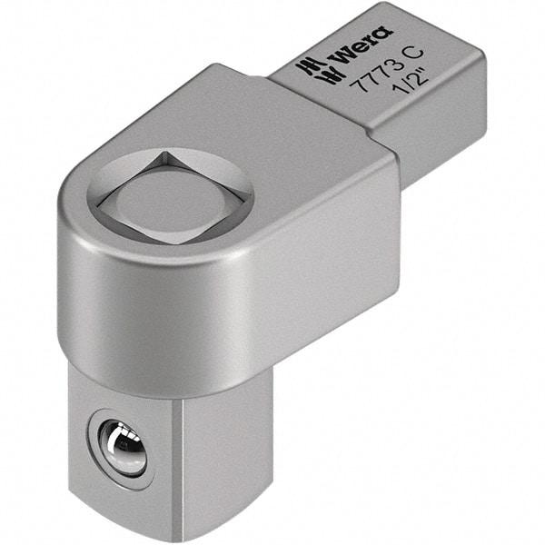 Wera - 1/2" Square Nonratcheting Torque Wrench Interchangeable Head - Use with Click-Torque X Torque Wrenches - Exact Industrial Supply