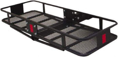 Erickson Manufacturing - Steel Cargo Carrier - 20" Wide x 60.0" Long, Black, For Use with 2" Receivers - Exact Industrial Supply