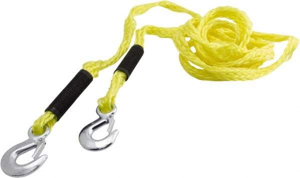 Erickson Manufacturing - S Hook Polypropylene Tow Rope - 14' Long, 2,000 Lb Capacity - Exact Industrial Supply