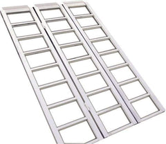 Erickson Manufacturing - 69" Long x 45" Wide, 1,500 Lb Capacity, Foldable Truck Ramp - Aluminum, For All Vehicles - Exact Industrial Supply