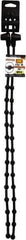 Erickson Manufacturing - 24" Long Black Rubber Reusable Cable Tie - 10 Lb Tensile Strength, 3mm Thick, 8" Max Bundle Diam - Exact Industrial Supply