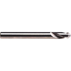 Emuge - 1/2" Body Diam, 90°, 3" OAL, Solid Carbide Spotting Drill - Exact Industrial Supply