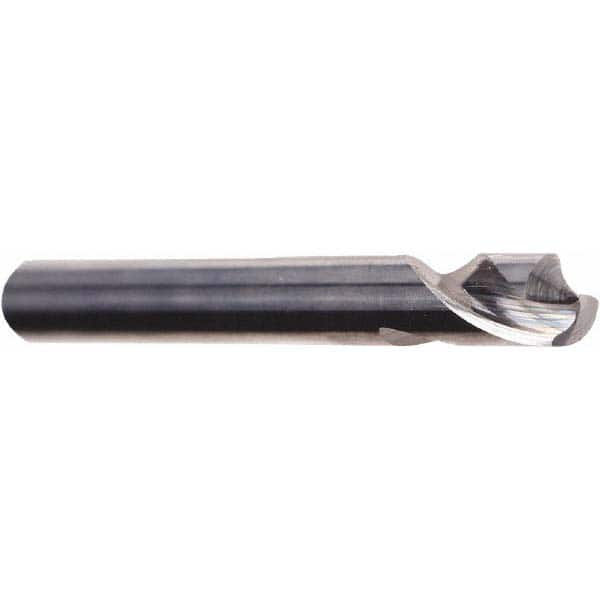 Emuge - 1/2" Body Diam, 120°, 3" OAL, Solid Carbide Spotting Drill - Exact Industrial Supply