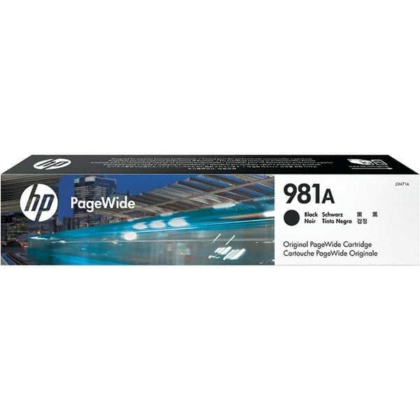 Hewlett-Packard - Black Ink Cartridge - Use with HP PageWide Enterprise Color 556, 586 - Exact Industrial Supply
