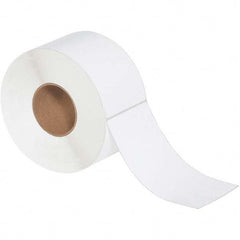 Value Collection - Pack of 4 Rolls, 800 Labels per Roll, 4" x 8" White Matte Coated Facestock Thermal Labels - Exact Industrial Supply