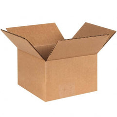 Made in USA - Pack of (25), 6" Wide x 6" Long x 4" High Moving Boxes - Exact Industrial Supply