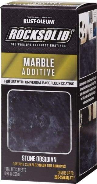 Rust-Oleum - 10 oz Stone Obsidian Color System Additive - Low Odor & Chemical Resistant - Exact Industrial Supply