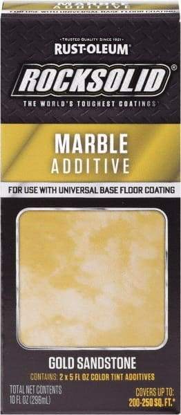 Rust-Oleum - 10 oz Gold Sandstone Color System Additive - Low Odor & Chemical Resistant - Exact Industrial Supply