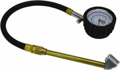 Milton - 0 to 160 psi Dial Dual Head Tire Pressure Gauge - 12' Hose Length, 5 psi Resolution - Exact Industrial Supply
