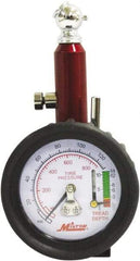 Milton - 0 to 120 psi Dial Ball Tire Pressure Gauge - 2 psi Resolution - Exact Industrial Supply