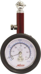 Milton - 0 to 60 psi Dial Ball Tire Pressure Gauge - 2 psi Resolution - Exact Industrial Supply