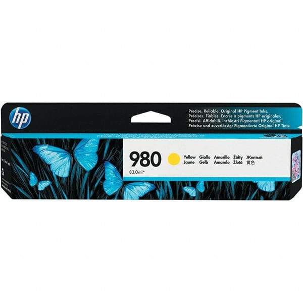 Hewlett-Packard - Yellow Ink Cartridge - Use with HP Officejet X555dn, X555xh, X585dn, X585f, X585z - Exact Industrial Supply