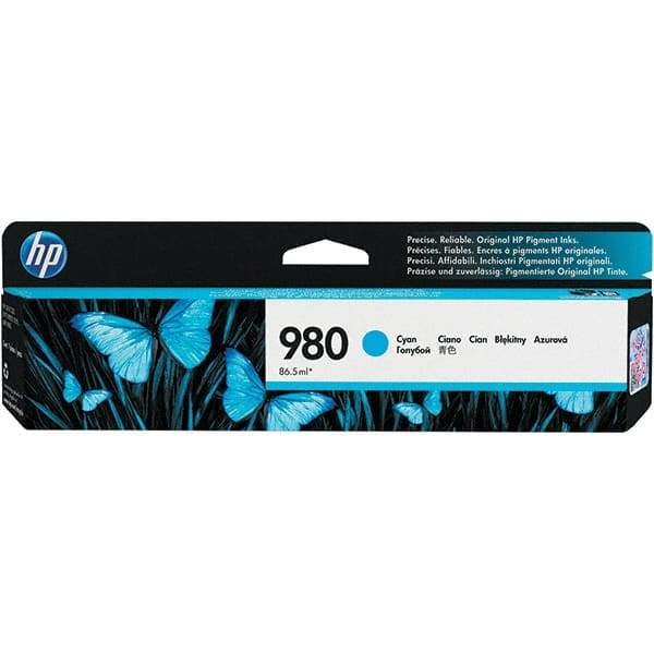 Hewlett-Packard - Cyan Ink Cartridge - Use with HP Officejet X555dn, X555xh, X585dn, X585f, X585z - Exact Industrial Supply
