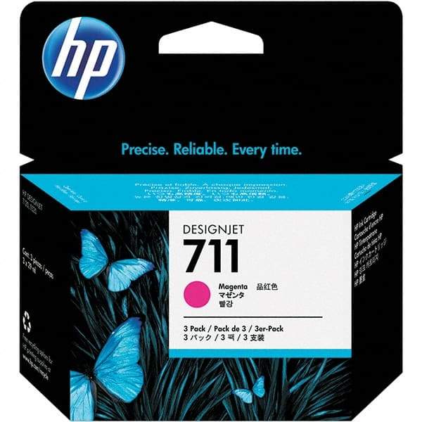 Hewlett-Packard - Magenta Ink Cartridge - Use with HP Designjet T520 ePrinter - Exact Industrial Supply