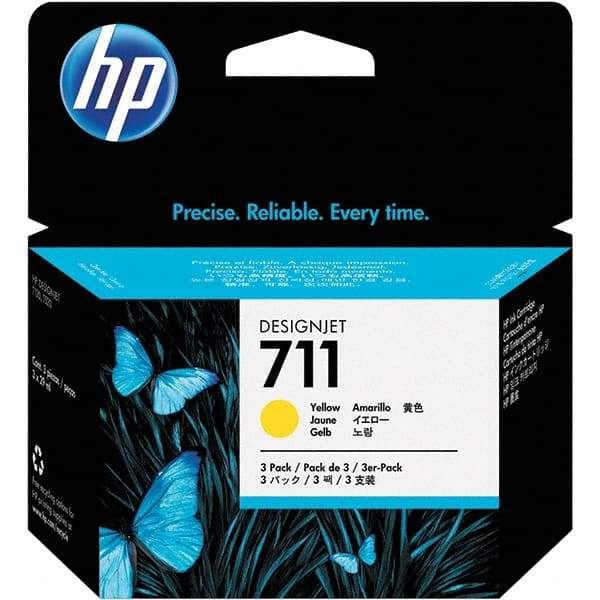 Hewlett-Packard - Yellow Ink Cartridge - Use with HP Designjet T520 ePrinter - Exact Industrial Supply