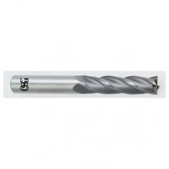 1/4 Dia. x 3 Overall Length 4-Flute Square End Solid Carbide SE End Mill-Round Shank-Center Cutting-Uncoated - Exact Industrial Supply