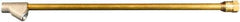 Milton - 150 Max psi Closed Check Brass Air Chuck - Straight Chuck, 1/4 FNPT - Exact Industrial Supply