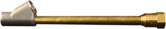 Milton - 150 Max psi Closed Check Brass Air Chuck - Straight Dual Foot Chuck, 1/4 FNPT - Exact Industrial Supply