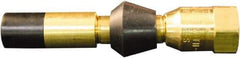 Milton - 150 Max psi Closed Check Brass Air Chuck - Straight Push On Chuck, 1/4 FNPT - Exact Industrial Supply