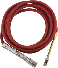 Milton - 160 Max psi Closed Check Aluminum/EPDM Inflator Gauge - Dual Foot Chuck, 1/4 FNPT, 10 to 160 psi Pressure Range - Exact Industrial Supply