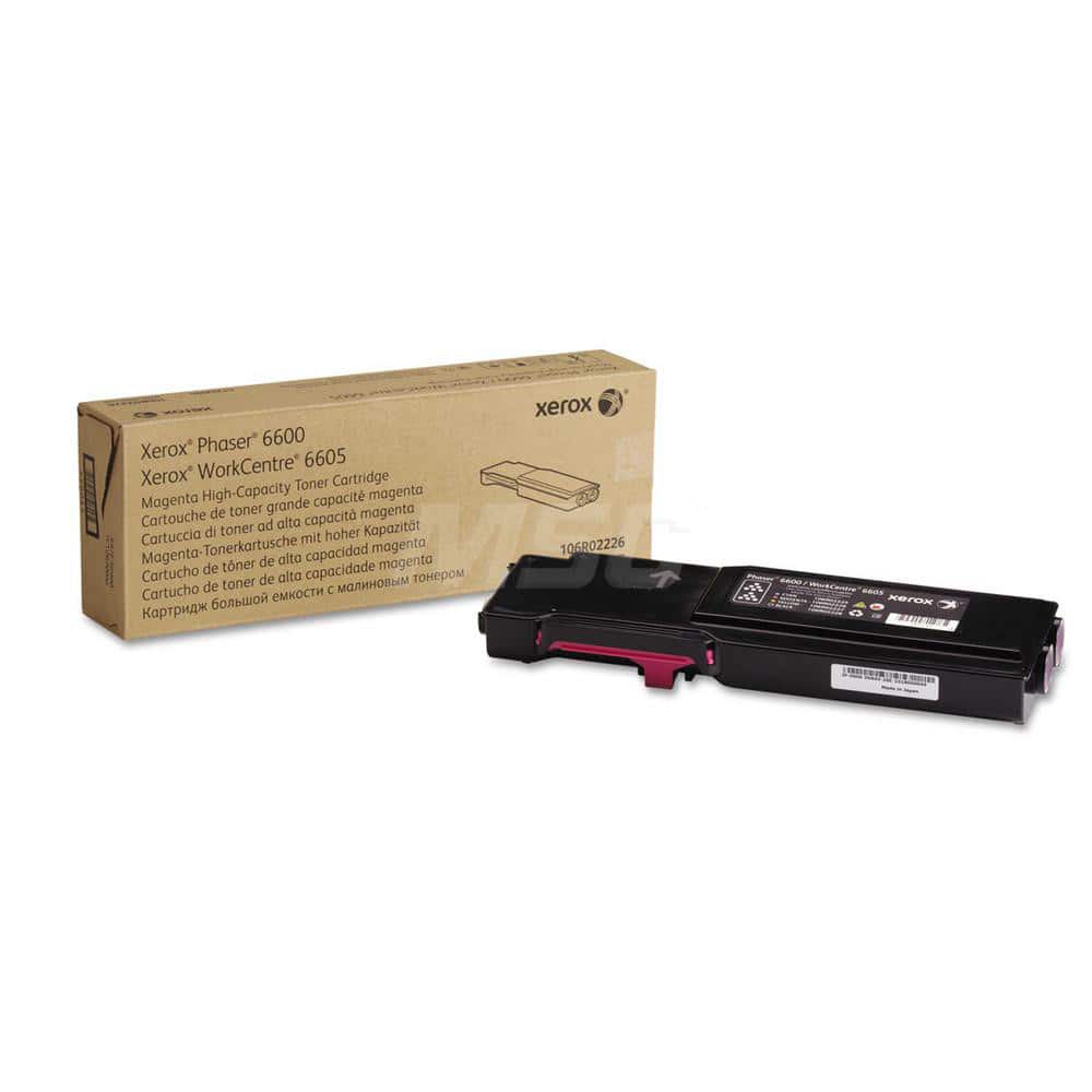 Xerox - Office Machine Supplies & Accessories; Office Machine/Equipment Accessory Type: Toner Cartridge ; For Use With: Phaser 6600; WorkCentre 6605 ; Color: Magenta - Exact Industrial Supply