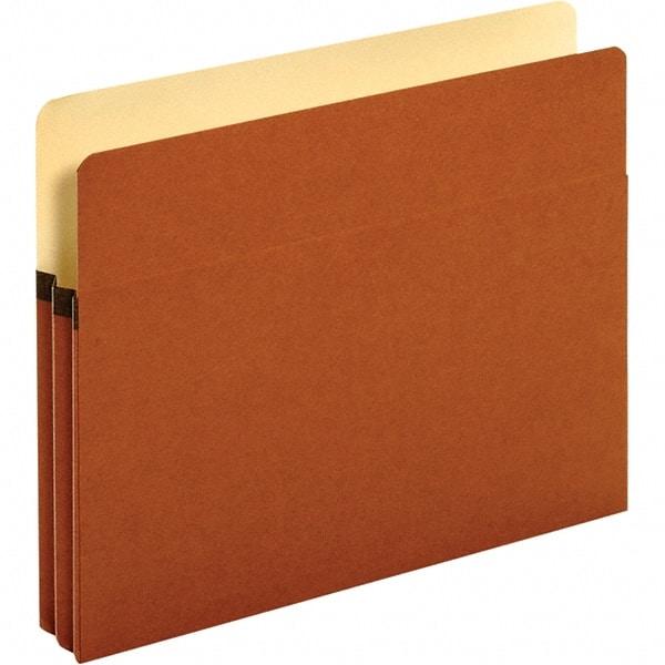 UNIVERSAL - 9-5/8 x 14-3/4", Letter Size, Redrope, Expansion Folders - Straight Tab Cut Location - Exact Industrial Supply
