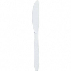 Solo - Extra Heavyweight Plastic Knives - White - Exact Industrial Supply