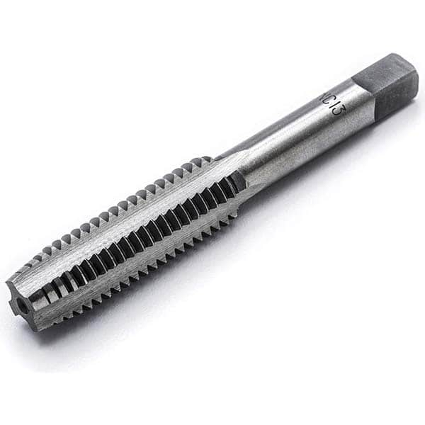 GEARWRENCH - 1/8-27 1-Flute Bright Finish Carbon Steel Standard Flute Tap - Exact Industrial Supply