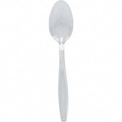 Solo - Heavyweight Plastic Teaspoons - Clear - Exact Industrial Supply