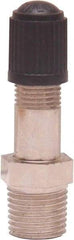 Midwest Control - 1/8 NPT Air Compressor Filler Valve - 250 psi, 1.52" High, Use with Air Tanks - Exact Industrial Supply
